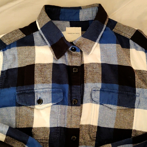 American Eagle Outfitters Other - American Eagle Blue Plaid Flannel sz XL